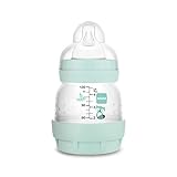 Mam Easy Start Biberon Anticolica Autosterilizzante con Tettarella Mis 0, 0+ mesi, 130 ml, azzurro