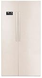 Beko GN163120B Freestanding 543L A+ Sand side-by-side refrigerator - Side-By-Side Fridge-Freezers...