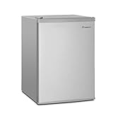 Inventor – Mini Frigorifero da 66L, da Tavolo, Silenzioso di color Argento con Compressore e...