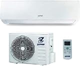 Climatizzatore 12000 Btu Inverter Classe A++/A+ R32 ZEM12000 Serie Elegance