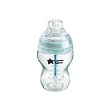 Tommee Tippee Anti-Colic Baby Bottle, Slow Flow Breast-Like Teat and Unique Anti-Colic Venting...