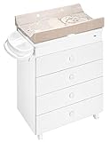 CAM Il Mondo del Bambino - art.C915006 /C260 - Cassettiera Asia - made in Italy - da 0 a 11 kg -...