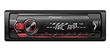 Pioneer Autoradio Deckless MVH-S120UB Illuminazione Rossa RDS, USB