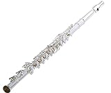 SYMPHONIE WESTERWALD® C flauto traverso, chiavi chiuse, placcate in argento, accessori, borsa per...