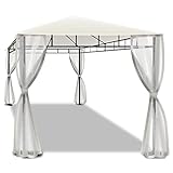 Kios - Gazebo da giardino 3x4 mt in ferro battuto con 4 zanzariere. Gazebo da giardino in ferro con...