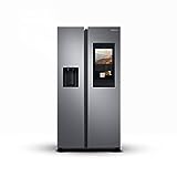 Samsung Frigorifero Side By Side con Family hub RS6HA8880S9/EF, Libera installazione, Dispenser...