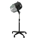 Sanqiao Casco Professionale per Asciugacapelli con Ruote, Caschi per Asciugatura con Timer per...