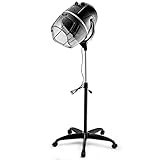DREAMADE Casco Asciugacapelli Professionale in Piedi con Cappuccio Portatile Altezza Regolabile per...