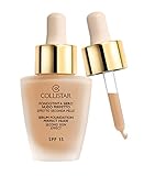 Collistar Fondotinta Siero Nudo Perfetto SPF 15, Texture Super Fluida, Coprenza Modulabile ed...