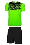 Vestipassioni completo PADEL VERDE PERSONALIZZABILE con nome maglietta e pantaloncino 5 taglie...