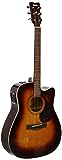 Yamaha FX370C Cutaway Chitarra Elettroacustica, Marrone Tabaco
