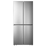 Hisense RQ563N4AI1 Frigorifero 4 Porte, Total No Frost, Capacità 432 L, 40 Decibel, Finitura Inox,...