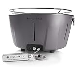 Barbecue da Tavolo Senza Fumo a Carbone con batteria ricaricabile inclusa. Diametro 34 cm. Si...