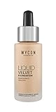 WYCON cosmetics LIQUID VELVET FOUNDATION texture leggera e setosa (NC25)