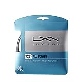 Luxilon WRZ990100SI Corda da Tennis Alu Power 125, Bobina 220 m, Unisex, Argento, 1.25 mm