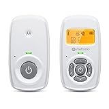 Motorola Nursery AM24 Baby Monitor Audio, Digital Bambini monitor con DECT, Visualizzazione della...