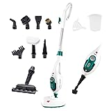 Di4 Steamclean Multi10 Max, Scopa Lavapavimenti Elettrica a Vapore, Multifunzione 10 in 1, Vaporetto...