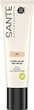 SANTE Naturkosmetik Hydro Glow BB Cream 01 Light Medium, con estratto di hylauron & biologico,...