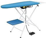 EOLO ASSE da Stiro Professionale AS05 Piano Riscaldato Aspirante Soffiante 112x42 cm Stabile...