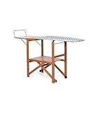 Foppapedretti Asso Postazione Da Stiro, Marrone (Noce), 30 x 50 x 106 cm, 16.8 Kg