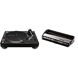 Pioneer PLX-500 - Giradischi Professionale a Trazione Diretta Con Porta USB, Nero & Hama 116204...