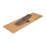 BoarderKING Indoorboard Curved - Balanceboard, Skateboard, Surfboard, Trickboard, Balance Board,...