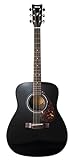 Yamaha F370 Chitarra Folk - Chitarra Acustica 4/4 in Legno - 6 Corde in Acciaio, Nero
