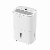 Shinco WIFI Deumidificatore Portatile 50L/Giorno con Pompa di Sollevamento, Purificatore d'aria,...