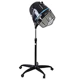 Casco asciugacapelli professionale In piedi con cappuccio Timer Regolabile Temperatura, parrucchiere...