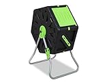 Garden Point Compostiera a Tamburo 70l | Dotato di Fori di Ventilazione | Realizzato in...