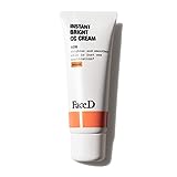 Face D - CC Cream, Crema Corretrice del Colore con Acido Ialuronico e SPF 20, Medium, 40 ml…