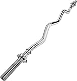 G5 HT SPORT Bilanciere CURL Cromato 120 cm. | Chiusura a vite | Ø Carico Barra : 25mm | Carica Max:...