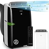 Klarstein Condizionatore Portatile, 4in1: Climatizzatore Portatile Casa, Aria Condizionata...