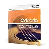D'Addario EJ15 Set Corde Acustica EJ Phosphor BRZ RND WND, 10-47