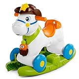 Chicco Cavallo a Dondolo per Bambini Baby Rodeo, Gioco Educativo e Interattivo, Cavallo Cavalcabile...