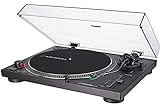 Audio-Technica AT-LP120X Piatto Audio Giradischi a Trasmissione Diretta, Nero, Analogico e USB