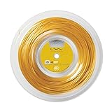 Luxilon WRZ990143 Corda da Tennis 4G Soft, Bobina 200 m, Unisex, Colore Oro, 1.25 mm