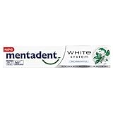 Mentadent Dentifricio Sbiancante Mentadent White System Bicarbonato, 75 ml per un Sorriso Più...