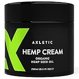 Axletic Canapa Crema Antidolorifica Forte - Crema Massaggio Professionale alla Canapa per Dolori...