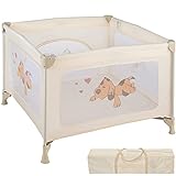 TecTake Box per gioco e nanna lettino da viaggio reticolato campeggio bambini bebé - disponibile in...