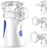 Aerosol Ultrasuoni Silenzioso, Aerosol Portatile con Funzione Autopulente, Nebulizzatore con...