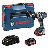 Bosch Professional Sistema 18V Trapano Avvitatore Con Percussione GSB 18V-110 C, Incl. Modulo Di...