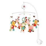 Fehn 074291 giostrina musicale Safari, carillon con i colorati animali del safari, da ascoltare per...