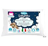 4BABIES - Cuscino Lettino Bambino 60x40 cm Cuscino Baby Culla Traspirante Anallergico con...