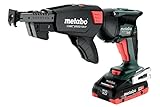 Metabo HBS 18 LTX BL 3000 - Avvitatore a batteria in legno, 18 V, con 2 batterie e caricatore in...