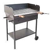 Cruccolini Festa Barbecue a Carbone e Legna, Metallo, Nero