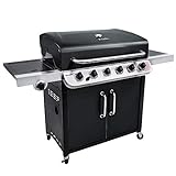 Char-Broil Convective Series 640 B XL - Barbecue a gas a 6 bruciatori e bruciatore laterale,...