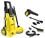 Lavor Idropulitrice Ad Acqua Fredda Ninja Plus 130 Con Lava Patio Motore 1800 W, 230 V, Giallo