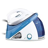 H.Koenig V24 Centrale a vapore, Piastra in ceramica 'Easy glide',5 bars, capacità 1.1L, 2400W,...