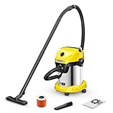 Aspiratore Solidi Liquidi Kärcher WD 3 V-17/4/20, Serbatoio in Plastica 17l, Potenza di Aspirazione...